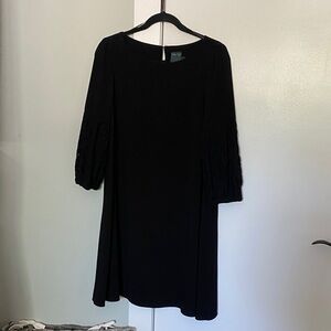 Gabby Skye Black Long Sleeve Dress